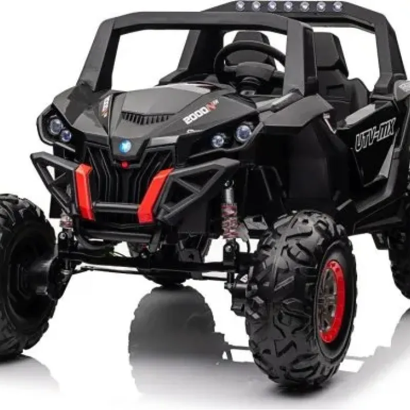 Дитяча акумуляторна машинка Баггі UTV-MX 2000N Чорна Дитяча акумуляторна машинка Баггі UTV-MX 2000N Чорна
