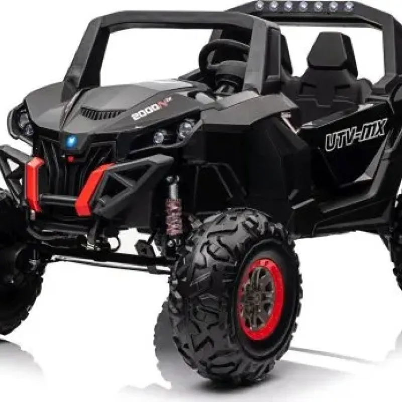 Дитяча акумуляторна машинка Баггі UTV-MX 2000N Чорна Дитяча акумуляторна машинка Баггі UTV-MX 2000N Чорна