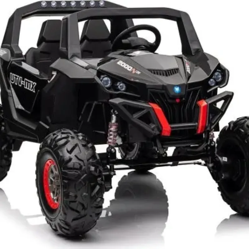 Дитяча акумуляторна машинка Баггі UTV-MX 2000N Чорна Дитяча акумуляторна машинка Баггі UTV-MX 2000N Чорна