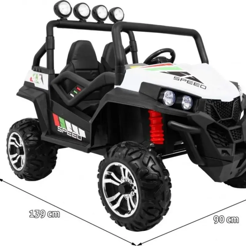 Дитячий акумуляторний баггі Grand Buggy Strong Lift. Білий