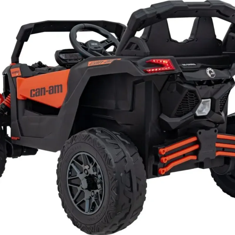 Дитячий акумуляторний квадроцикл CAN-AM Maverick Orange