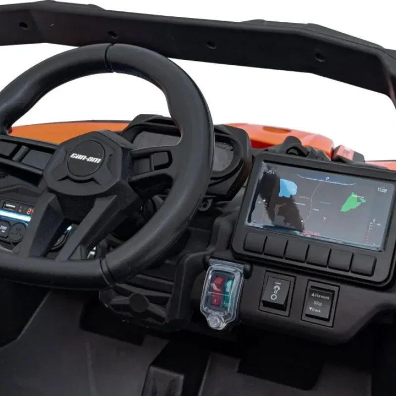 Дитячий акумуляторний квадроцикл CAN-AM Maverick Orange