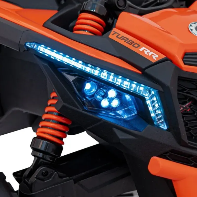 Дитячий акумуляторний квадроцикл CAN-AM Maverick Orange
