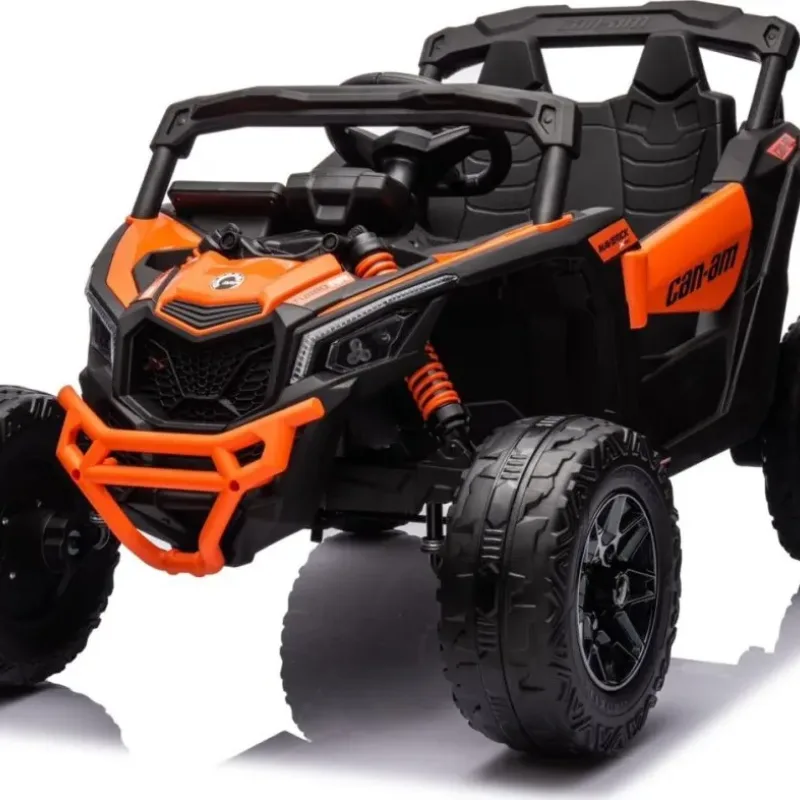 Дитячий акумуляторний квадроцикл CAN-AM Maverick Orange