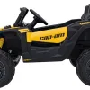 Дитячий акумуляторний квадроцикл CAN-AM Maverick Жовтий