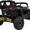 Дитячий акумуляторний квадроцикл CAN-AM Maverick Жовтий