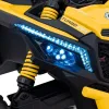 Дитячий акумуляторний квадроцикл CAN-AM Maverick Жовтий