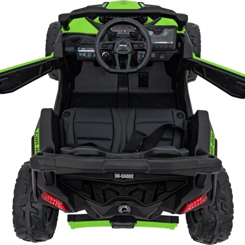 Дитячий акумуляторний квадроцикл CAN-AM Maverick Зелений
