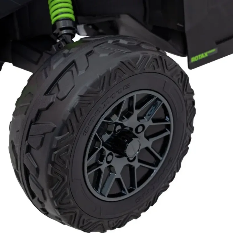 Дитячий акумуляторний квадроцикл CAN-AM Maverick Зелений