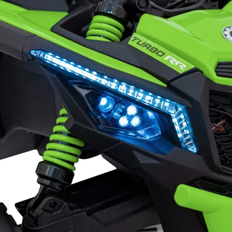 Дитячий акумуляторний квадроцикл CAN-AM Maverick Зелений
