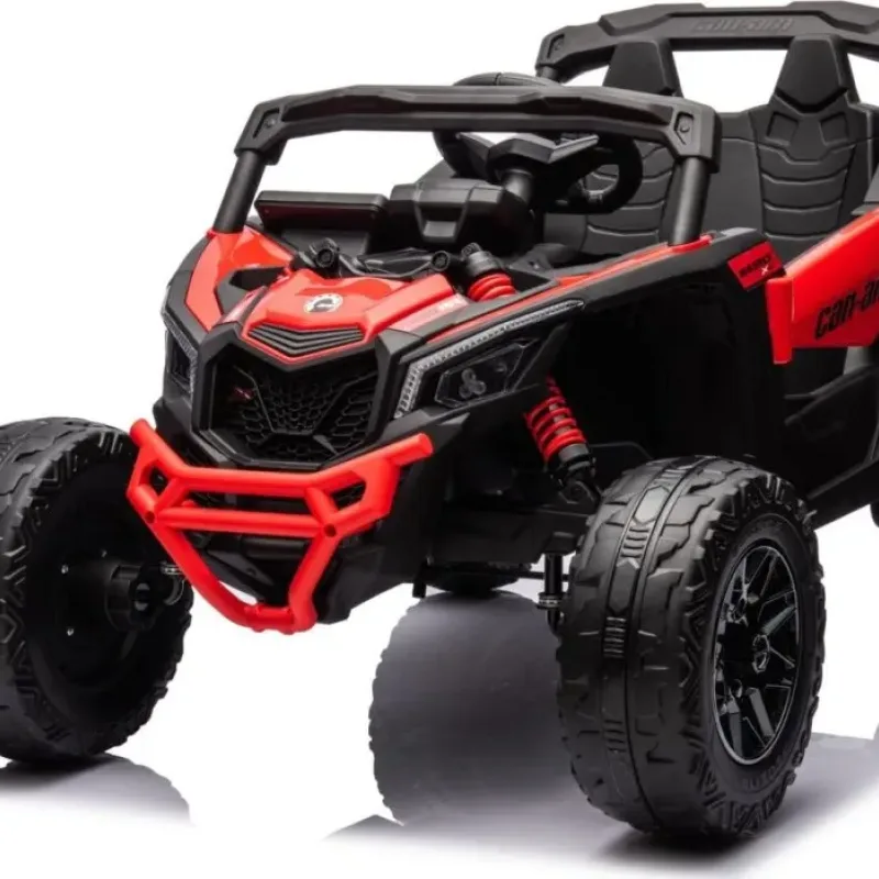 Дитячий акумуляторний квадроцикл CAN-AM Maverick Червоний