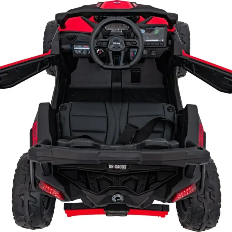 Дитячий акумуляторний квадроцикл CAN-AM Maverick Червоний