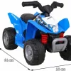 Дитячий акумуляторний квадроцикл Honda 250X TRX Синій