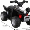 Дитячий акумуляторний квадроцикл Honda 250X TRX Чорний Дитячий акумуляторний квадроцикл Honda 250X TRX Чорний