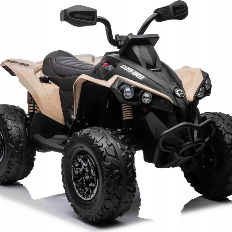 Дитячий акумуляторний квадроцикл Maverick Quad  Коричневий