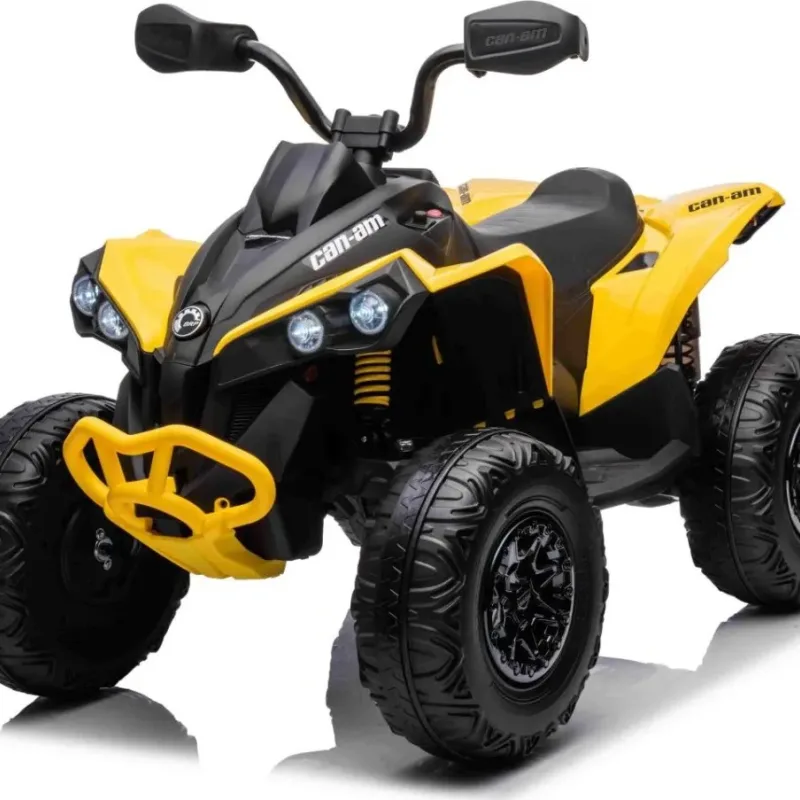 Дитячий акумуляторний квадроцикл Maverick Quad Жовтий Дитячий акумуляторний квадроцикл Maverick Quad Жовтий