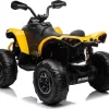 Дитячий акумуляторний квадроцикл Maverick Quad Жовтий