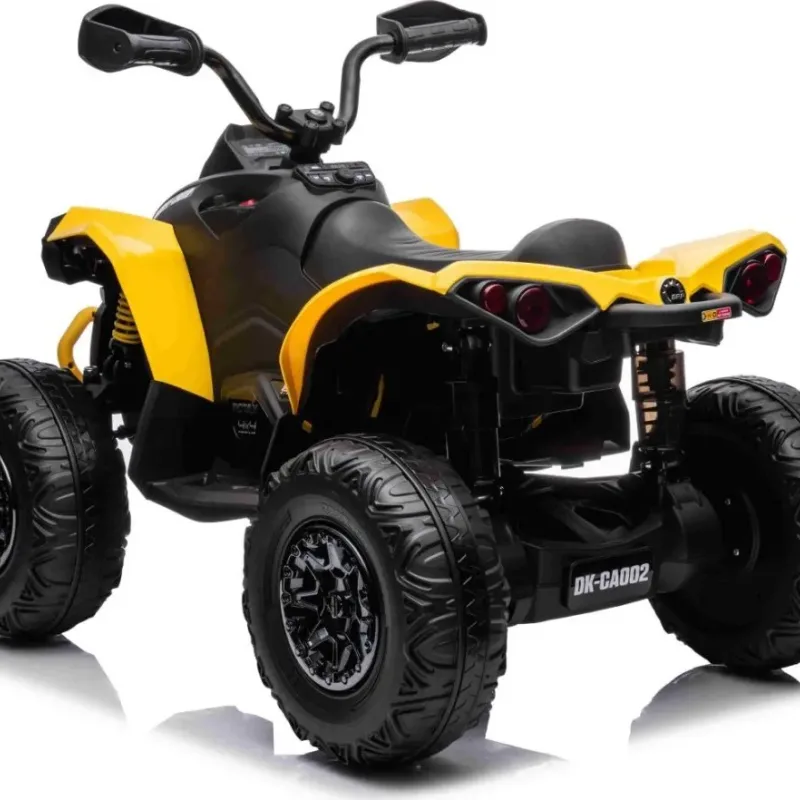 Дитячий акумуляторний квадроцикл Maverick Quad Жовтий