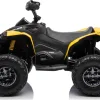 Дитячий акумуляторний квадроцикл Maverick Quad Жовтий
