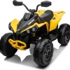 Дитячий акумуляторний квадроцикл Maverick Quad Жовтий