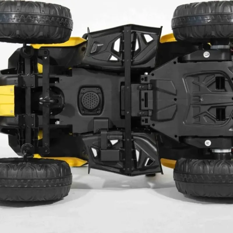 Дитячий акумуляторний квадроцикл Maverick Quad Жовтий