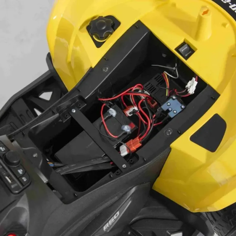 Дитячий акумуляторний квадроцикл Maverick Quad Жовтий