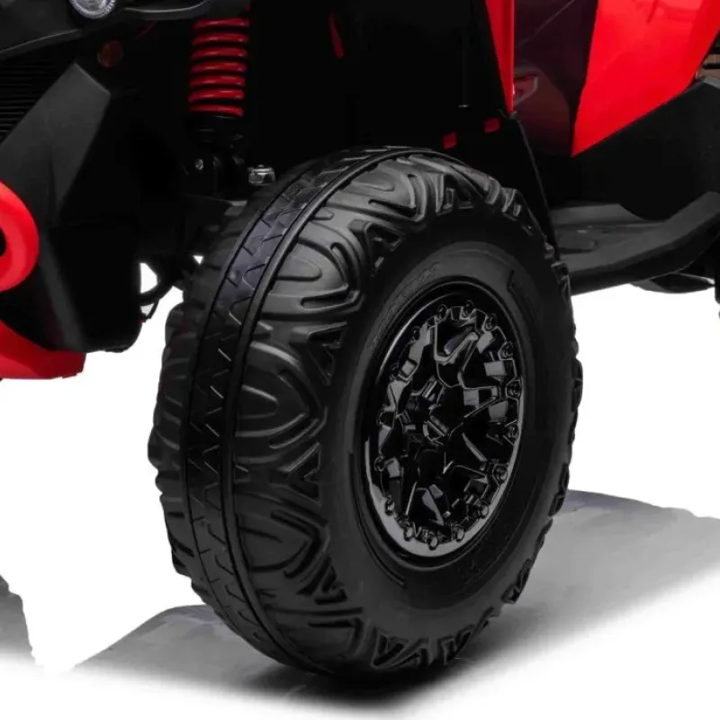 Дитячий акумуляторний квадроцикл Maverick Quad Червоний