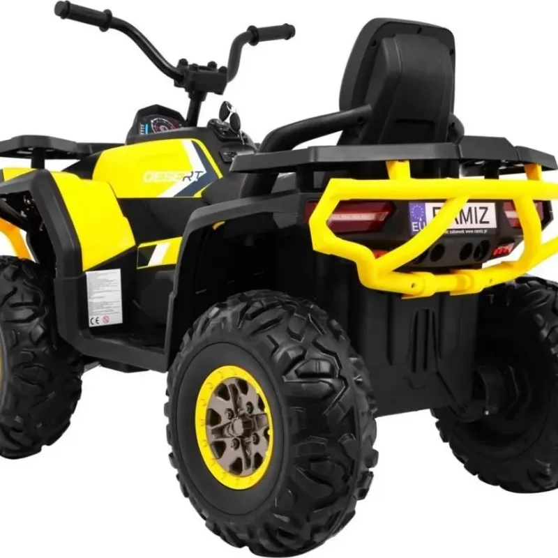 Дитячий акумуляторний квадроцикл Quad ATV Desert Жовтий
