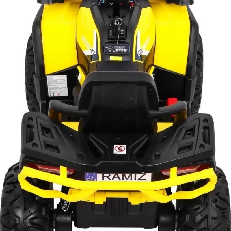 Дитячий акумуляторний квадроцикл Quad ATV Desert Жовтий