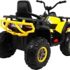 Дитячий акумуляторний квадроцикл Quad ATV Desert Жовтий