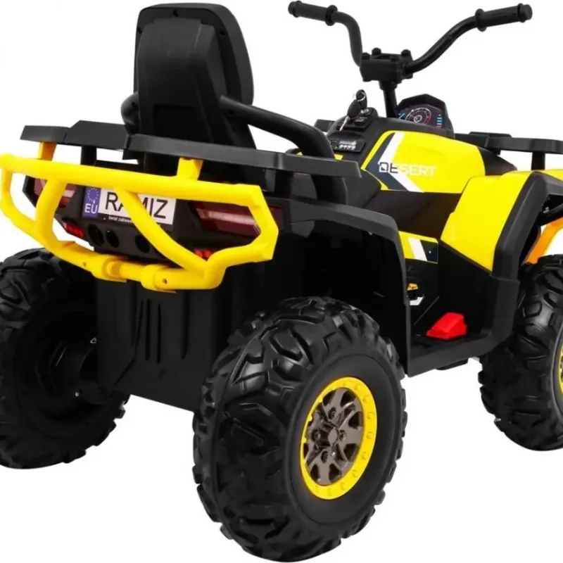 Дитячий акумуляторний квадроцикл Quad ATV Desert Жовтий