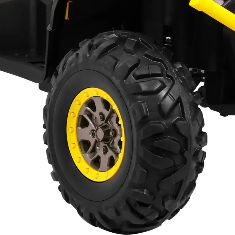 Дитячий акумуляторний квадроцикл Quad ATV Desert Жовтий
