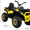 Дитячий акумуляторний квадроцикл Quad ATV Desert Жовтий