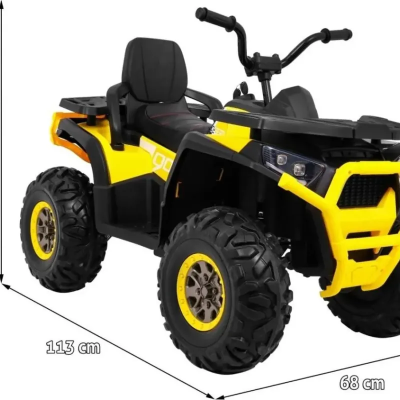 Дитячий акумуляторний квадроцикл Quad ATV Desert Жовтий