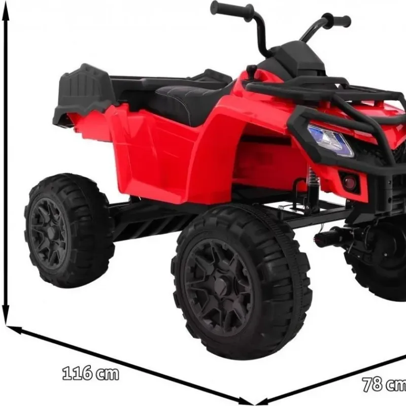 Дитячий акумуляторний квадроцикл Quad XL ATV 2.4GHz Червоний