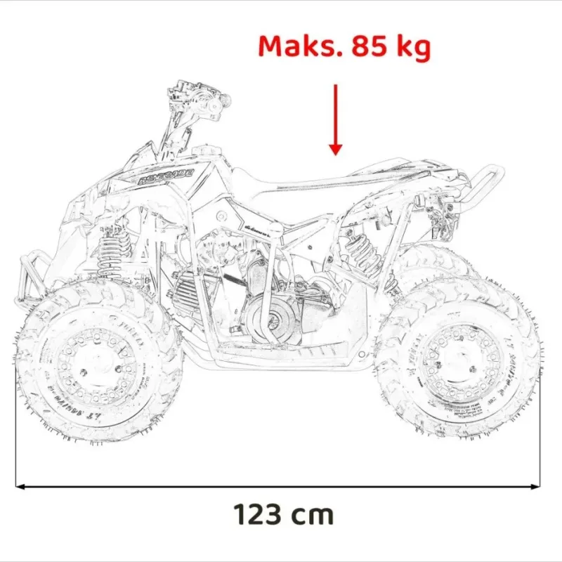 Дитячий акумуляторний квадроцикл RENEGADE HIPERFECT 110CC Зелений Дитячий акумуляторний квадроцикл RENEGADE HIPERFECT 110CC Зелений