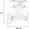 Дитячий акумуляторний квадроцикл RENEGADE HIPERFECT 110CC Червоний