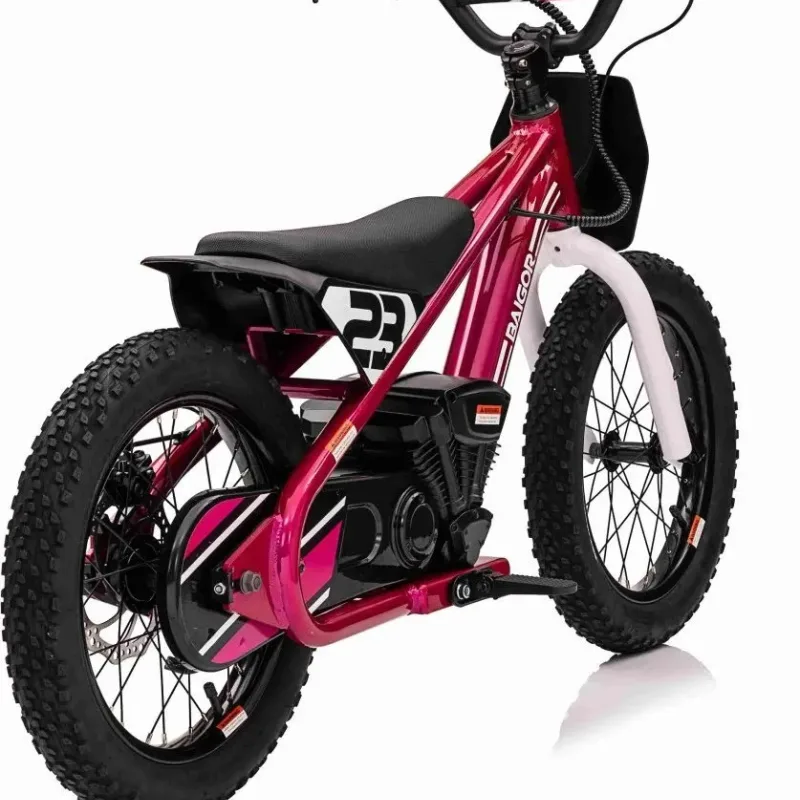 Дитячий акумуляторний мотоцикл BAIGOR 23 PRO Рожевий Дитячий акумуляторний мотоцикл BAIGOR 23 PRO Рожевий