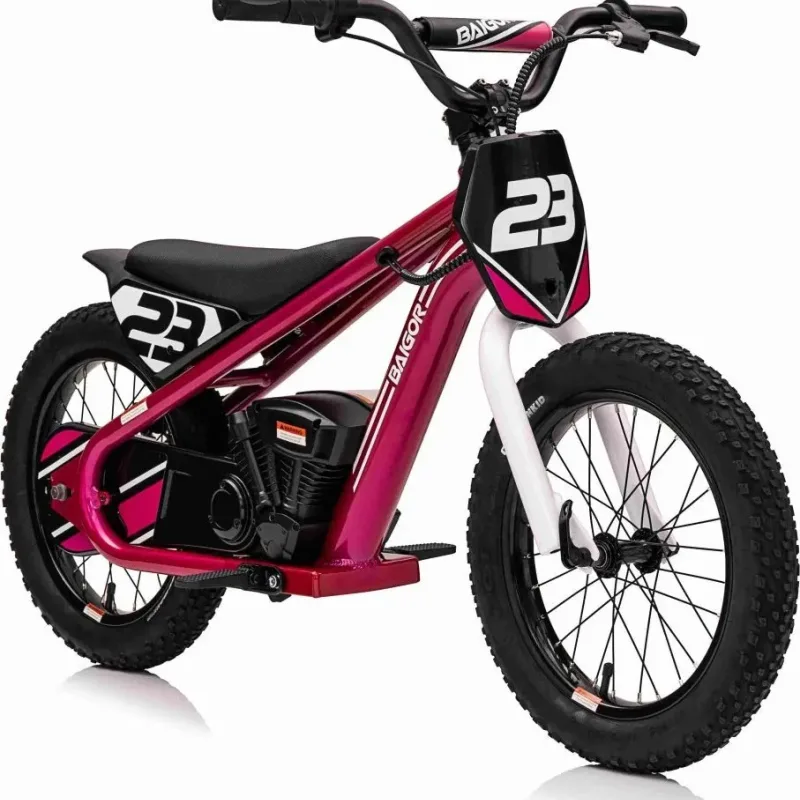 Дитячий акумуляторний мотоцикл BAIGOR 23 PRO Рожевий Дитячий акумуляторний мотоцикл BAIGOR 23 PRO Рожевий