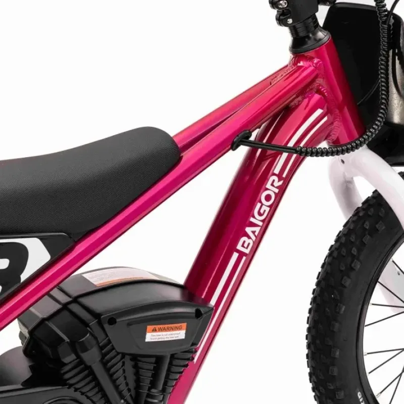 Дитячий акумуляторний мотоцикл BAIGOR 23 PRO Рожевий Дитячий акумуляторний мотоцикл BAIGOR 23 PRO Рожевий