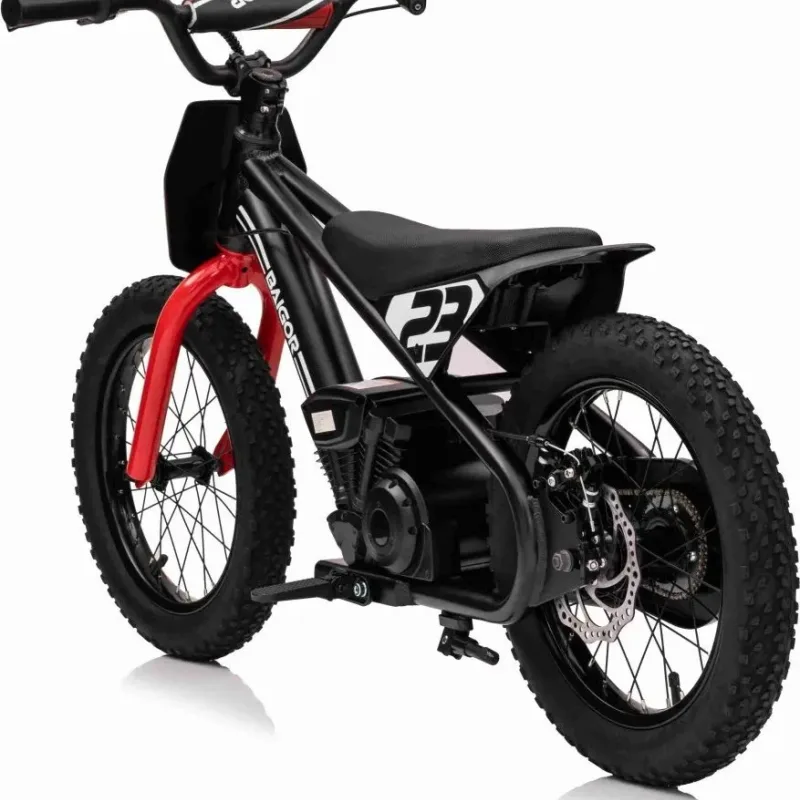 Дитячий акумуляторний мотоцикл BAIGOR 23 PRO чорний