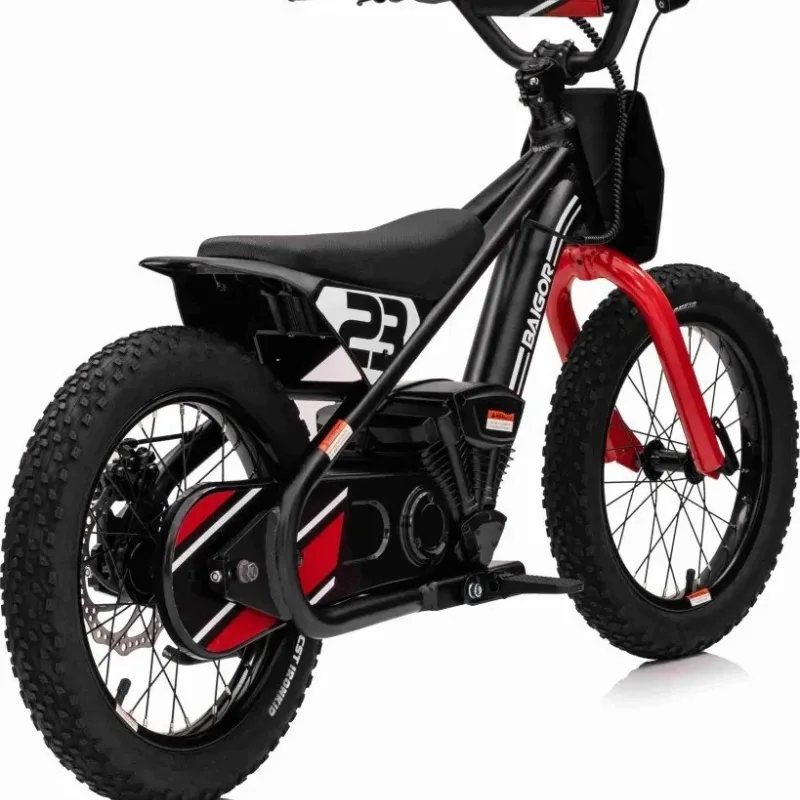 Дитячий акумуляторний мотоцикл BAIGOR 23 PRO чорний