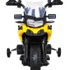 Дитячий акумуляторний мотоцикл BMW F850 GS Жовтий + Опорні колеса + Аудіо LED + Free Start + EVA