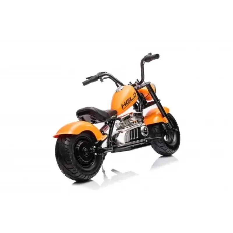 Дитячий акумуляторний мотоцикл Chopper Warrior Помаранчевий