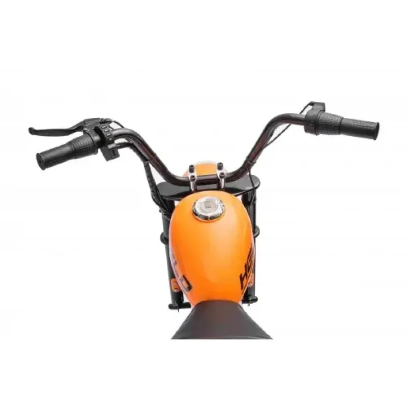 Дитячий акумуляторний мотоцикл Chopper Warrior Помаранчевий
