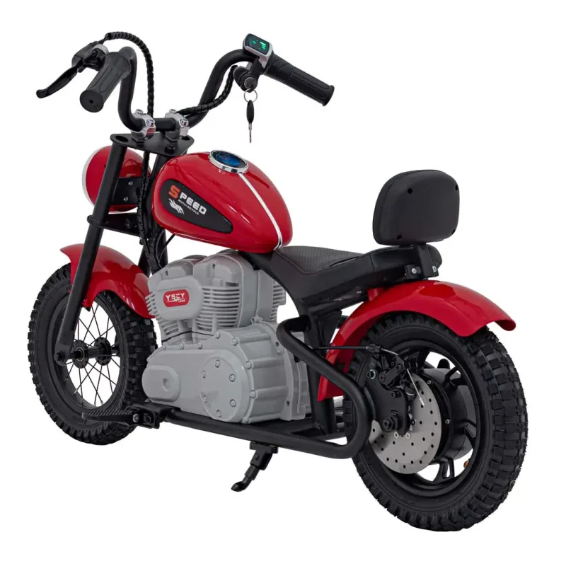 Дитячий акумуляторний мотоцикл Motor Speed Power червоний Дитячий акумуляторний мотоцикл Motor Speed Power червоний