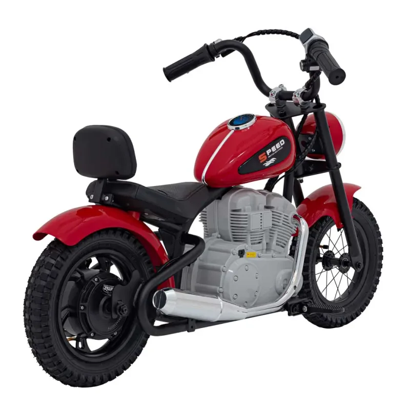 Дитячий акумуляторний мотоцикл Motor Speed Power червоний Дитячий акумуляторний мотоцикл Motor Speed Power червоний