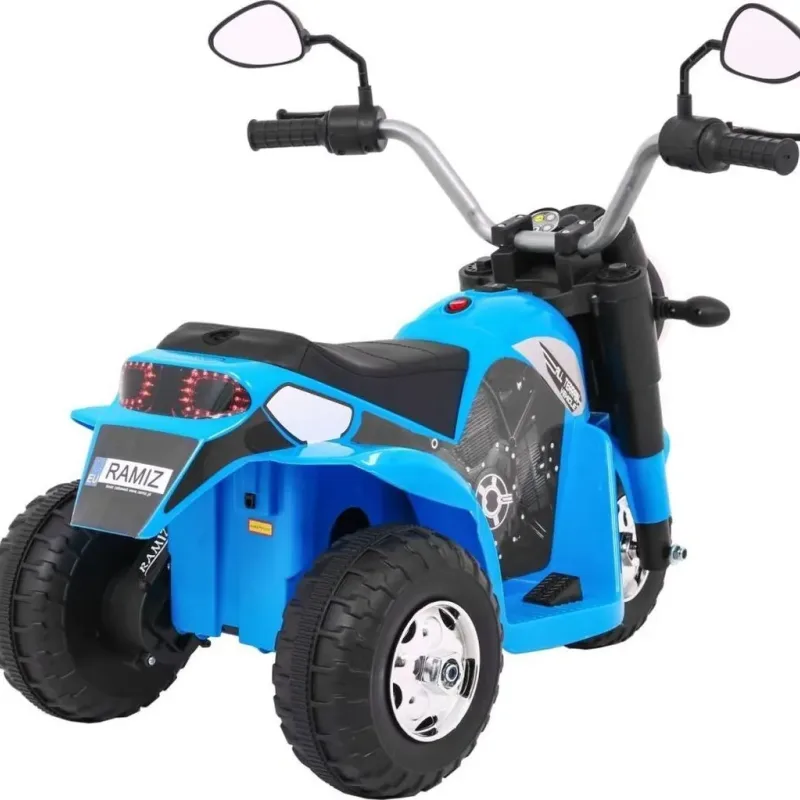 Дитячий акумуляторний мотоцикл RAMIZ MiniBike блакитний