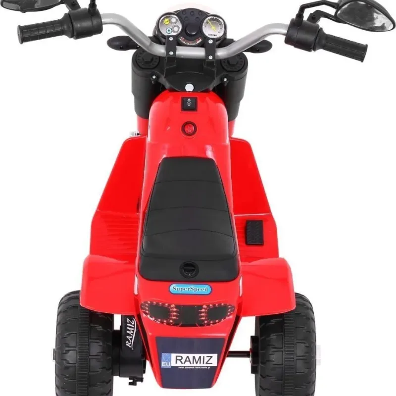 Дитячий акумуляторний мотоцикл RAMIZ MiniBike червоний