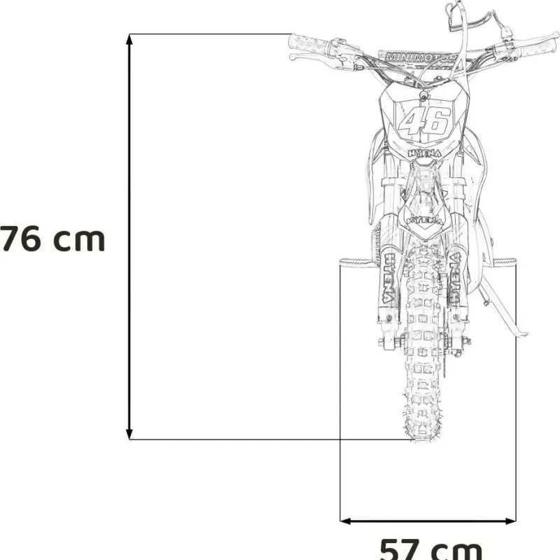 Дитячий акумуляторний мотоцикл RENEGADE 50R Червоний
